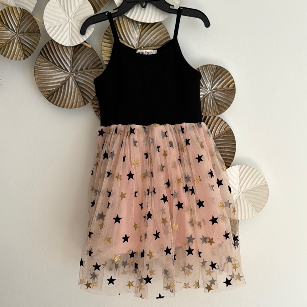 NNJXD Black and Pink Starry Dress NNJXD size 8